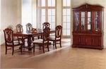 Formal dining set with hutch and buffet