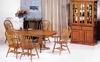 Double butterfly trestle table set