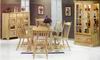 Solid hardwood table with Shaker leg set